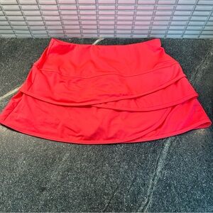 Lucky in Love tennis Red Layered Skort